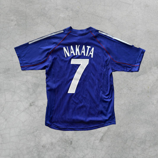 2002/04 Japan Home Shirt (M) - #7 NAKATA